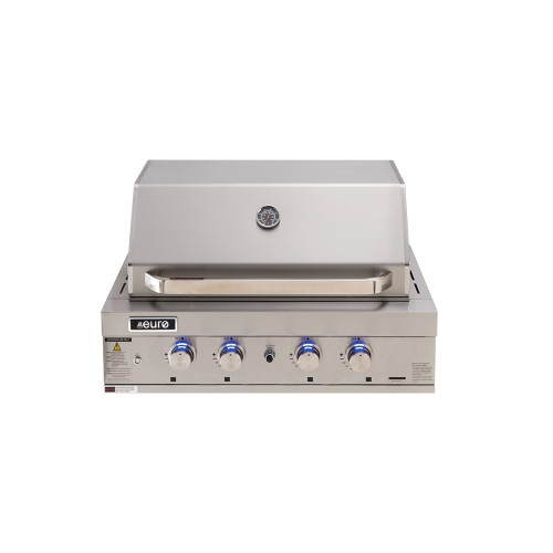 4 Burner Built-In BBQ with Hood Stainless Steel [285409]