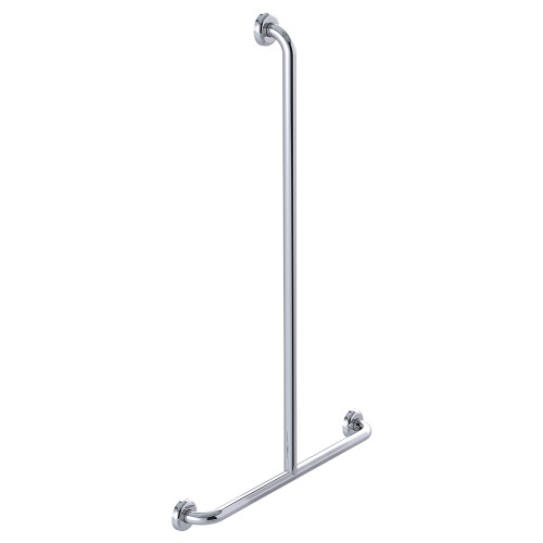 Grab Rail Clam Flange Inverted "T" 700mm x 1100mm Polish Supreme Middle Fix [287596]