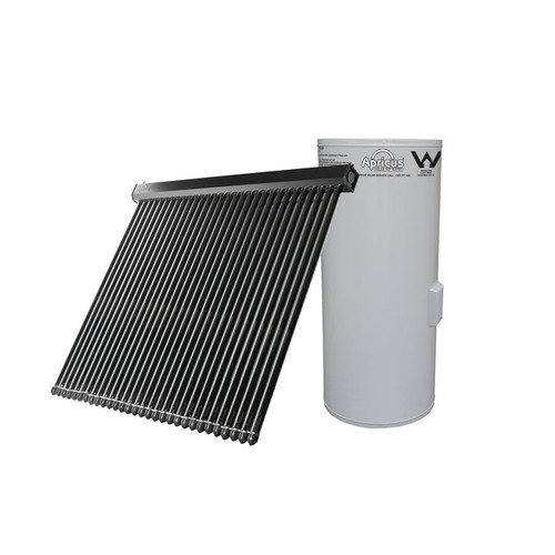 Solar Hot Water with Electric Booster 30 Tube Collectors with 315 Middle Element GL Tank [120698]