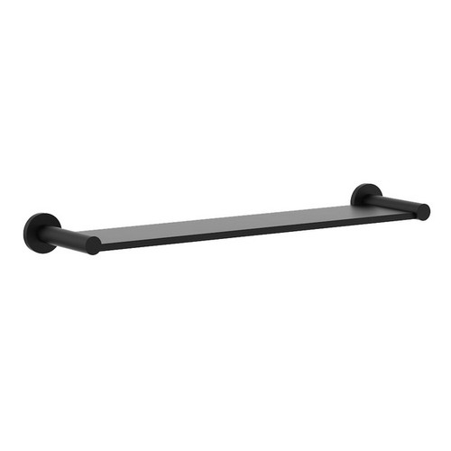 Round Metal Shelf Matte Black [156469]