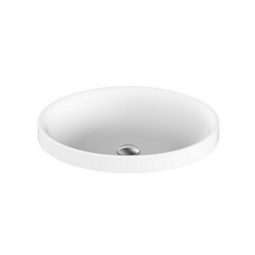 Dignity True Justice Semi-Inset Basin 495mm x 365mm x 130mm Gloss White [156647]
