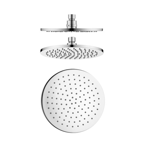 Milan Round Wall Shower Head 3Star 9lpm 300mm Polished Chrome [254826]
