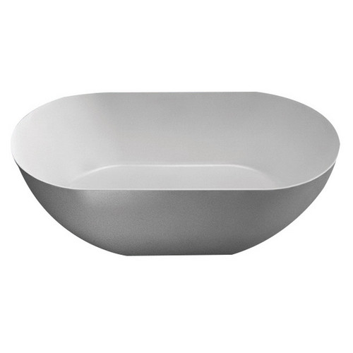Byron 1500mm Gloss ClearStone Bath 224L Gloss White [158305]