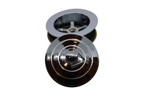 Plug and Waste 40mm x 40mm Euro with Deluxe Plug Chrome [104852]