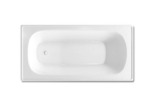 Giorgia Pressed Metal Bath 1500mm White [153363]
