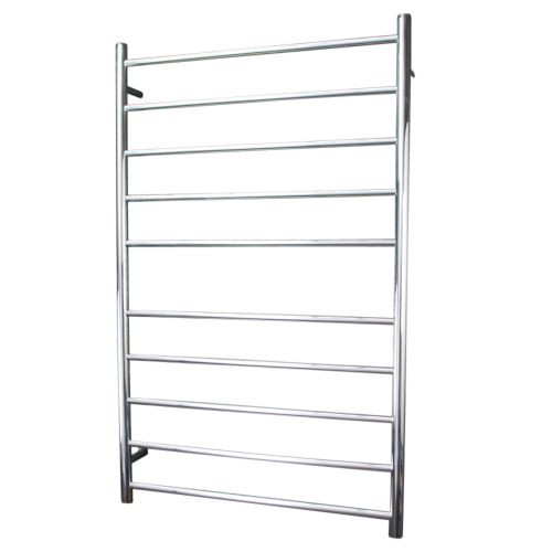 Heated Round Ladder 750mm x 1200mm Mirror Polished Right Hand Wired [117581]