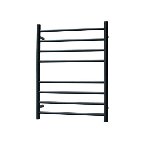 Heated Round Ladder 530mm x 700mm Matte Black Right Hand Wired [137658]