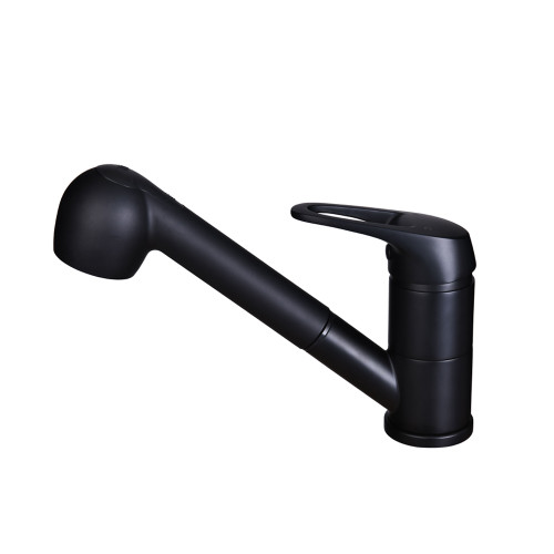 Lawson Sink Mixer w/Veggie Spray Pull-Out Matte Black 5Star [167769]