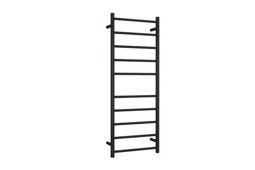 Thermorail Heated Towel Rail 10Bar 110W 450mm x 200mm x 122mm Matte Black [254374]