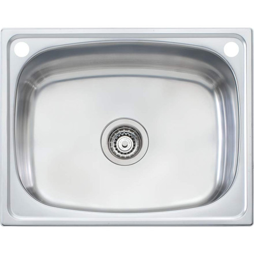 Laundry Tub w/Rinse Bypass Kit 45L Stainless Steel 2TH [068583]